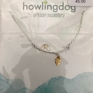 Howling Dog artisan necklaces. Sterling silver. Canadian made.